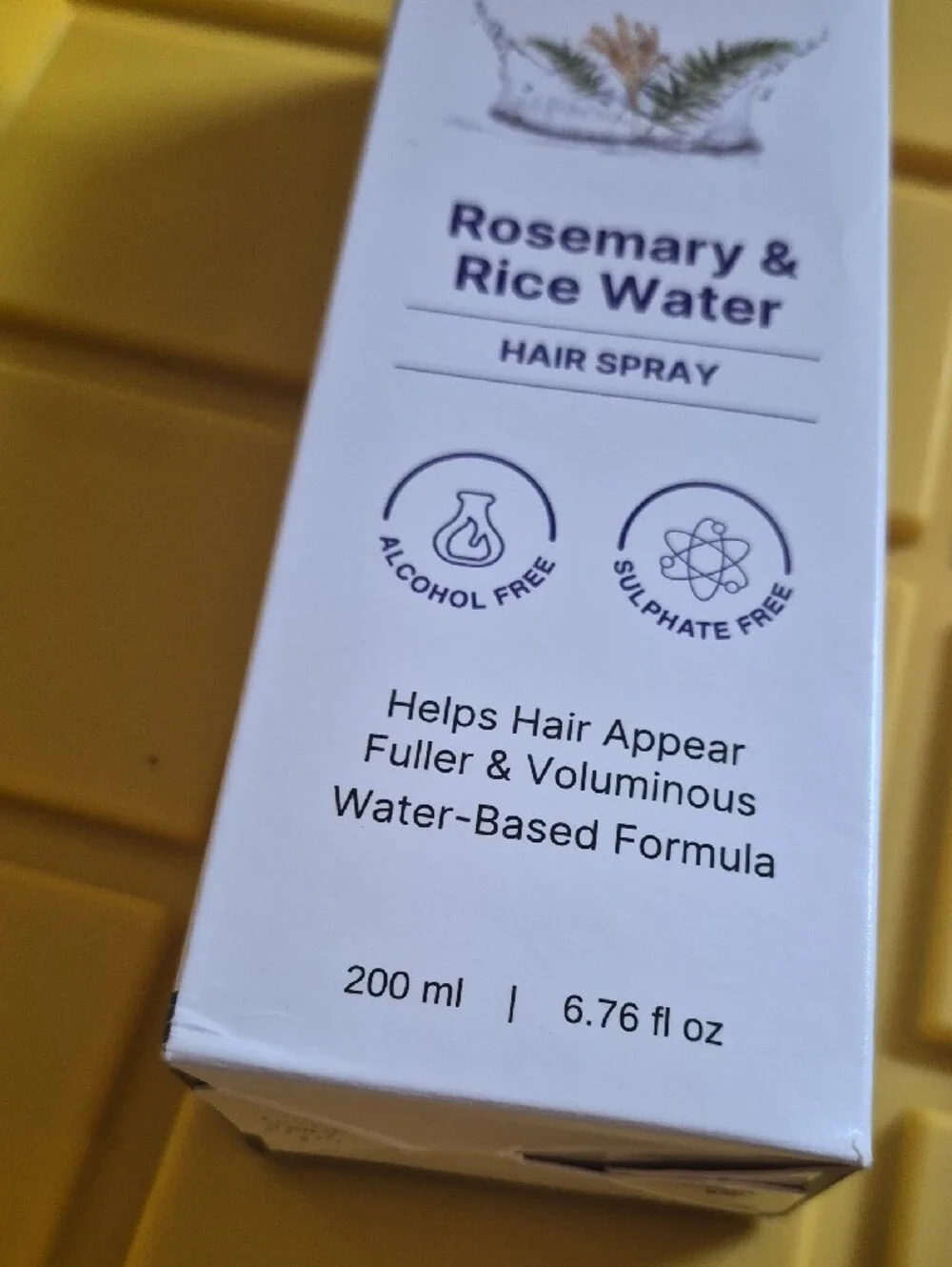 Rosemary & Rice Water Hair Spray - White